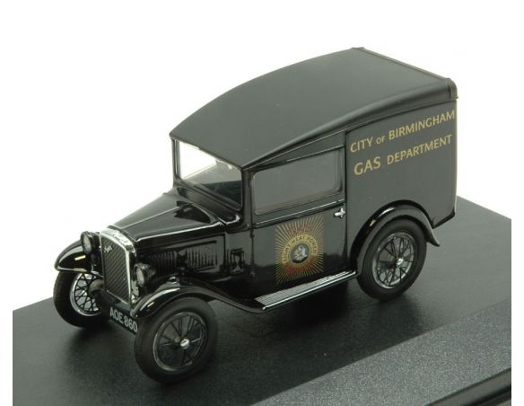 Oxford OXFASV006 AUSTIN SEVEN RN VAN CITY OF BIRMINGHAM GAS DEPARTMENT 1:43 Modellino