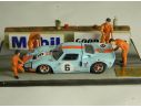 Microworld MWBE06 DIORAMA FORD GT 40 WINNER Le Mans 1969 1:43 Modellino