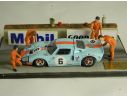 Microworld MWBE06 DIORAMA FORD GT 40 WINNER LM 1969 1:43 Modellino