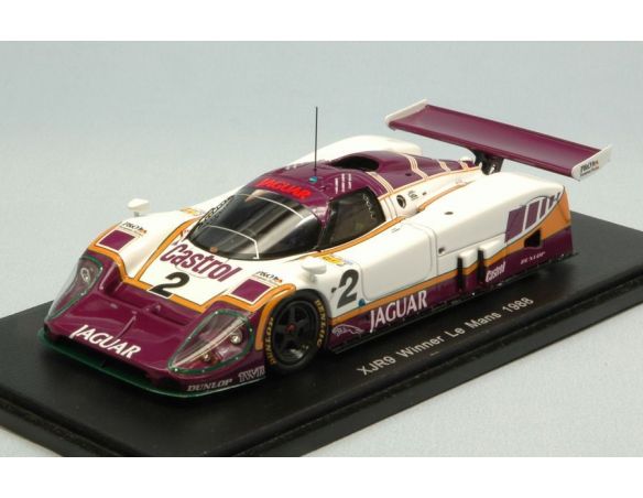 Spark Model S43LM88 JAGUAR XJR-9 N.2 WINNER LM 1988 J.LAMMERS-A.WALLACE-J.DUMFRIES 1:43 Modellino