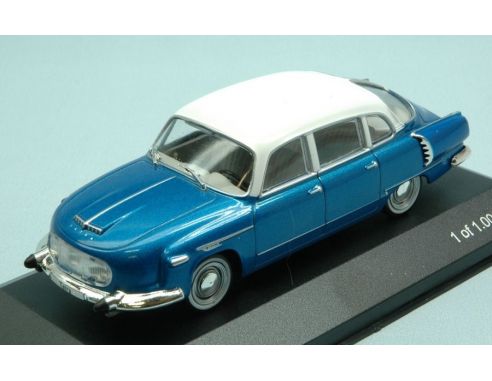 White Box WB152 TATRA 603 1970 METALLIC BLUE/WHITE 1:43 Modellino