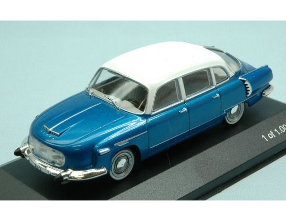 White Box WB152 TATRA 603 1970 METALLIC BLUE/WHITE 1:43 Modellino