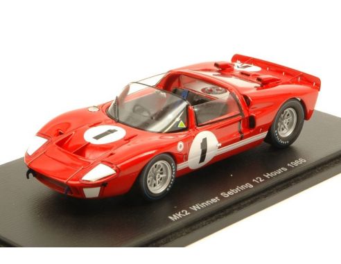 1/43スパークMKⅡ Winner Sebring 12Hours 1966 Spark 1:43 Ford MK2 1966 Sebring 12h Winner #1 from Japan | eBay