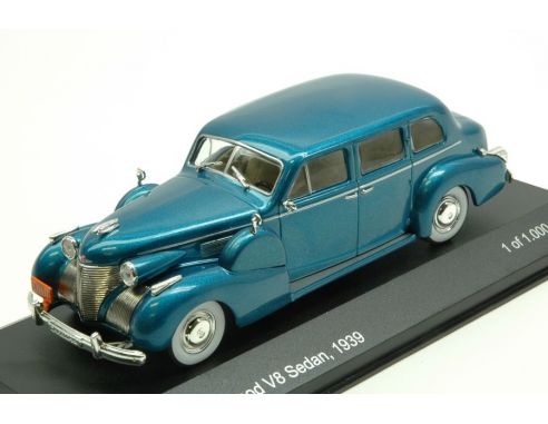 White Box WB153 CADILLAC SERIES 75 FLEETWOOD V8 SEDAN 1939 METALLIC DARK TURQUOIS 1:43 Modellino