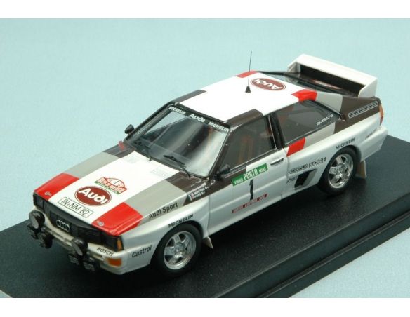 Trofeu TFRRAL45 AUDI QUATTRO N.1 2nd RALLY OF PORTUGAL 1983 M.MOUTON-F.PONS 1:43 Modellino