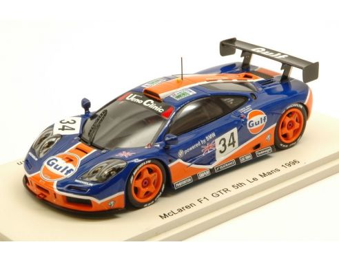 Spark Model S4407 MC LAREN F1 GTR N.34 5th LM 1996 RAPHANEL-JONES-BRABHAM 1:43 Modellino