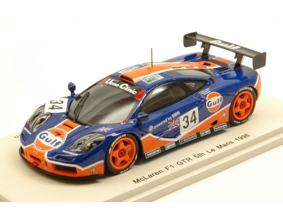 Spark Model S4407 MC LAREN F1 GTR N.34 5th LM 1996 RAPHANEL-JONES-BRABHAM 1:43 Modellino
