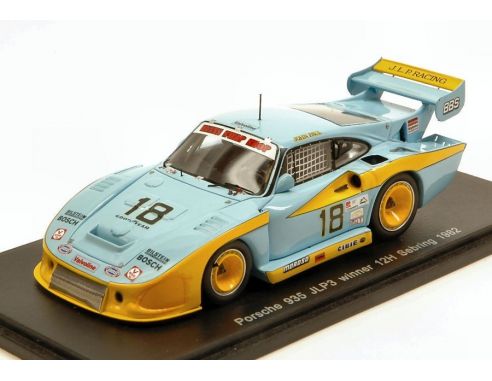 Spark Model S43SE82 PORSCHE 935 N.18 WINNER 12 H SEBRING 1982 J.PAUL-J.PAUL JR. 1:43 Modellino