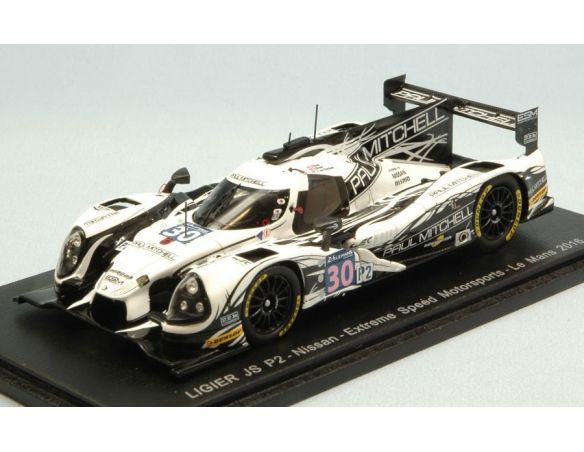 Spark Model S5114 LIGIER JS P2 N.30 16th LM 2016 S.SHARP-E.BROWN-J.VAN OVERBEEK 1:43 Modellino
