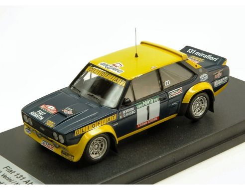 Trofeu TFRRAL44 FIAT 131 ABARTH N.1 5th RALLY OF PORTUGAL 1977 M.VERINI-D.RUSSO 1:43 Modellino