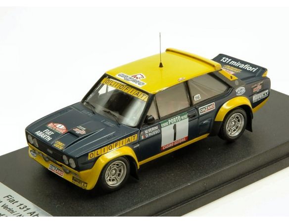 Trofeu TFRRAL44 FIAT 131 ABARTH N.1 5th RALLY OF PORTUGAL 1977 M.VERINI-D.RUSSO 1:43 Modellino