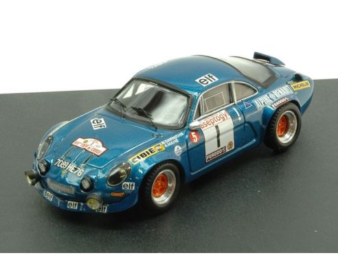 Trofeu TF0835 ALPINE RENAULT A110 N.1 4th TOUR DE CORSE 1972 B.DARNICHE-A.MAHE' 1:43 Modellino