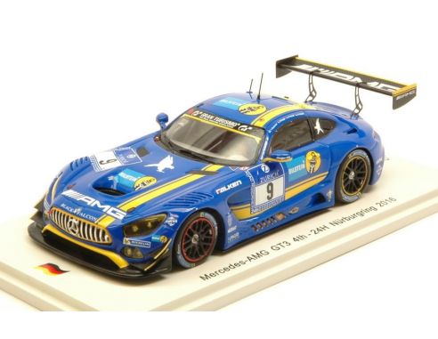 Spark Model SG234 MERCEDES GT3 N.9 4th 24 H NURBURGRING 2016 HAUPT-BUURMAN-ENGEL 1:43 Modellino