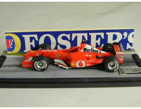 Microworld F07 DIORAMA G.P.IMOLA 2002 SCHUMY 1/43 Modellino