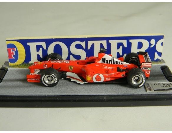 Microworld F07 DIORAMA G.P.IMOLA 2002 SCHUMY 1/43 Modellino