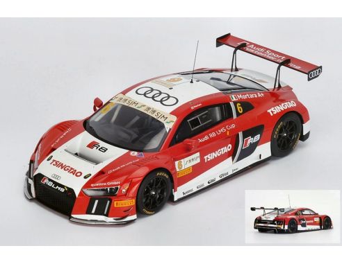 Spark Model S18SA002 AUDI R8 LMS N.6 6th MACAU GP FIA GT 2015 E.MORTARA LIM.300 1:18 Modellino