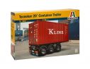 Italeri IT3887 TECNOCAR 20' CONTAINER TRAILER KIT 1:24 Modellino