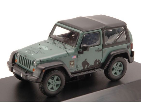 Greenlight GREEN86043 JEEP WRANGLER US ARMY STRONG 1:43 Modellino