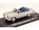 Greenlight GREEN86461 MERCEDES 280 SE CABRIO 1969 SILVER 1:43 Modellino