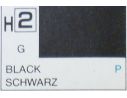 Gunze GU0002 BLACK GLOSS ml 10 Pz.6 Modellino