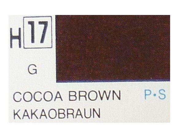 Gunze GU0017 COCOA BROWN GLOSS ml 10 Pz.6 Modellino