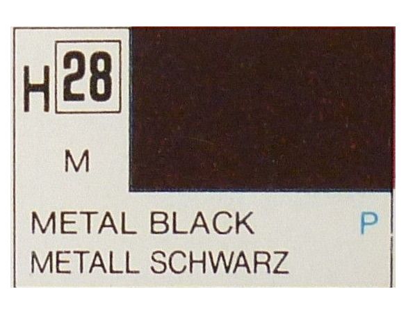 Gunze GU0028 BLACK METALLIC ml 10 Pz.6 Modellino