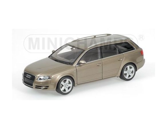 Minichamps PM100014410 AUDI A 4 AVANT 2005 BEIGE MET.1:18 Modellino