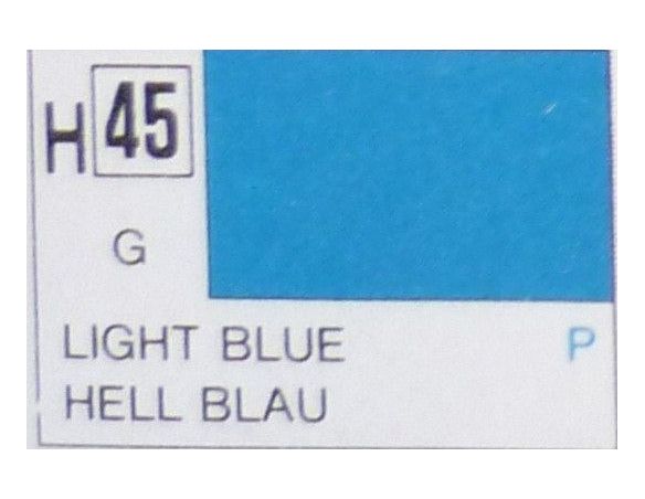Gunze GU0045 LIGHT BLUE SEMI-GLOSS ml 10 Pz.6 Modellino