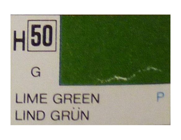 Gunze GU0050 LIME GREEN GLOSS  ml 10 Pz.6 Modellino