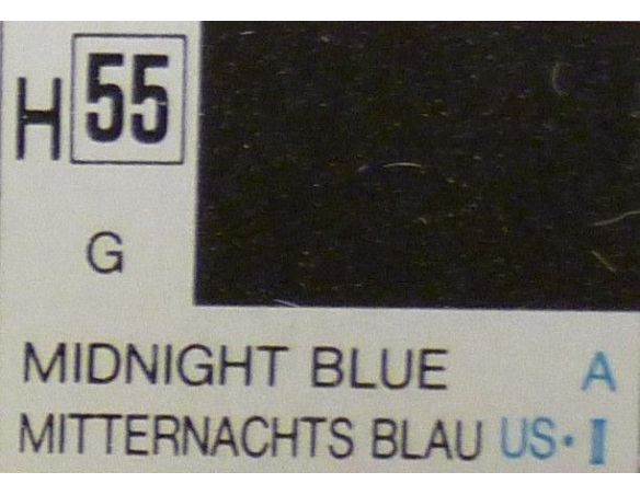 Gunze GU0055 MIDNIGHT BLUE GLOSS  ml 10 Pz.6 Modellino