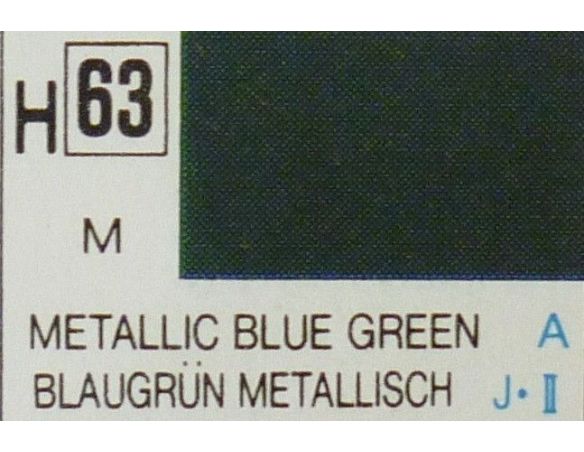Gunze GU0063 BLUE GREEN METALLIC  ml 10 Pz.6 Modellino