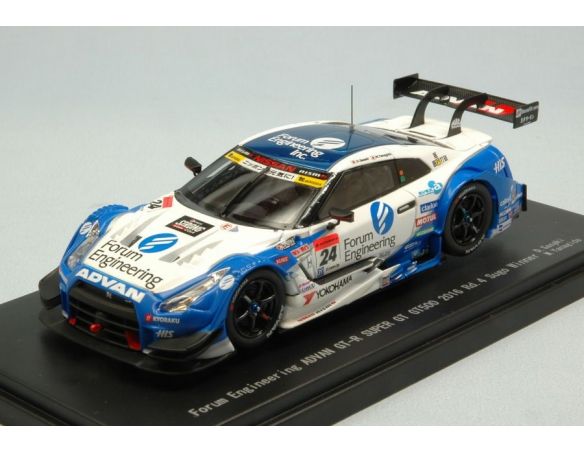 Ebbro EB45383 NISSAN GT-R N.24 WINNER SUGO SUPER GT500 2016 D.SASAKI-M.YANAGIDA 1:43 Modellino