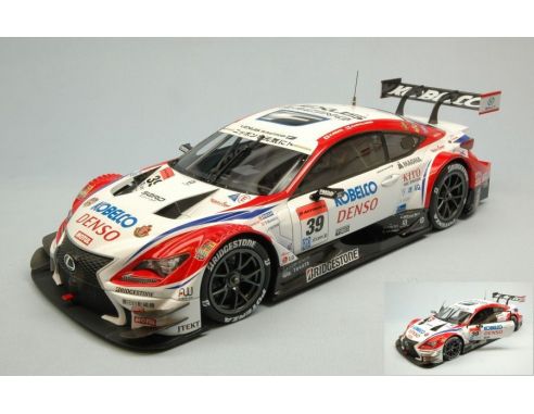 Ebbro EB81030 LEXUS RC F N.39 5th OKAYAMA SUPER GT500 2015 K.HIRATE-H.KOVALAINEN 1:18 Modellino