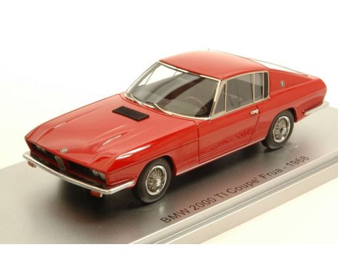 Kess Model KS43035000 BMW 2000 TI COUPE' FRUA 1968 RED LIM.400 1:43 Modellino