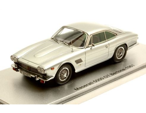 Kess Model KS43014070 MASERATI 5000 GT BERTONE 1961 SILVER LIM.250 1:43 Modellino