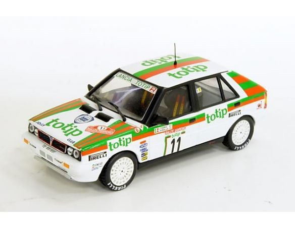 Ixo model IXO SCR 004 LANCIA Delta HF 4WD "Totip" Rally Sanermo'87 ＃11, A.Fiorio / L.Pirollo 1:43 Modellino