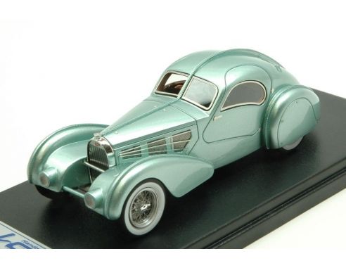 Looksmart LS442 BUGATTI TYP 57S COMPETITION COUPE' AEROLITHE 1935 MET.LIGHT GREEN 1:43 Modellino