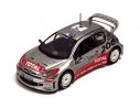 Ixo model RAM088 PEUGEOT 206 WRC N.2 FINLAND '02 1:43 Modellino TECA ROTTA