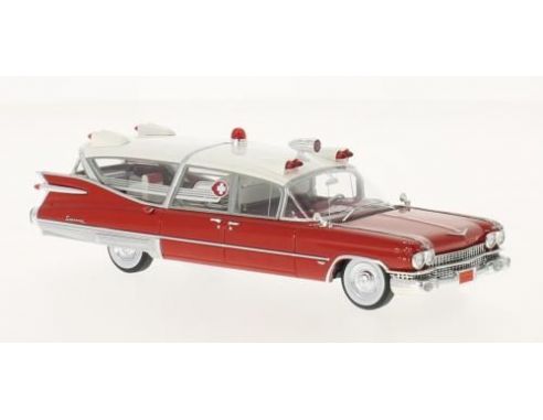 Neo Scale Models NEO45260 CADILLAC S&S SUPERIOR LANDAU AMBULANCE 1959 1:43 Modellino