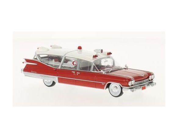Neo Scale Models NEO45260 CADILLAC S&S SUPERIOR LANDAU AMBULANCE 1959 1:43 Modellino