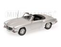 Minichamps PM100037031 MERCEDES 190 SL 1955 SILVER 1:18 Modellino