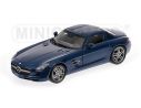 Minichamps PM100039021 MERCEDES SLS AMG 2010 BLUE 1:18 Modellino