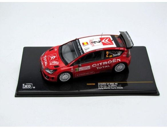 Ixo model RAM298 CITROEN C4 WRC RALLY M.CARLO 2008 1:43 Modellino