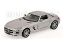 Minichamps PM100039025 MERCEDES SLS AMG 2010 SILVER 1:18 Modellino