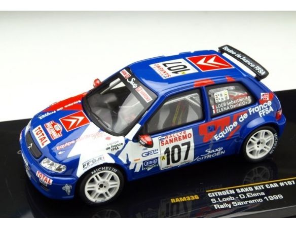 Ixo model RAM 336 CITROEN SAXO KIT CAR SAN REMO ＃107 1:43 Modellino