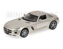 Minichamps PM100039026 MERCEDES SLS AMG 2010 SILVER 1:18 Modellino