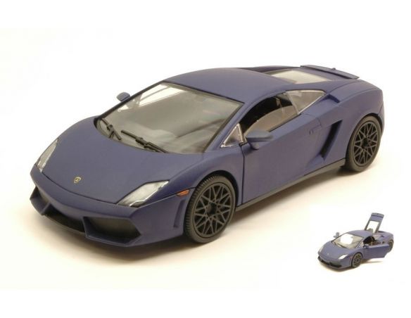 Motormax MTM79504 LAMBORGHINI GALLARDO LP560-4 2009 SATIN SERIES MATT BLUE 1:24 Modellino