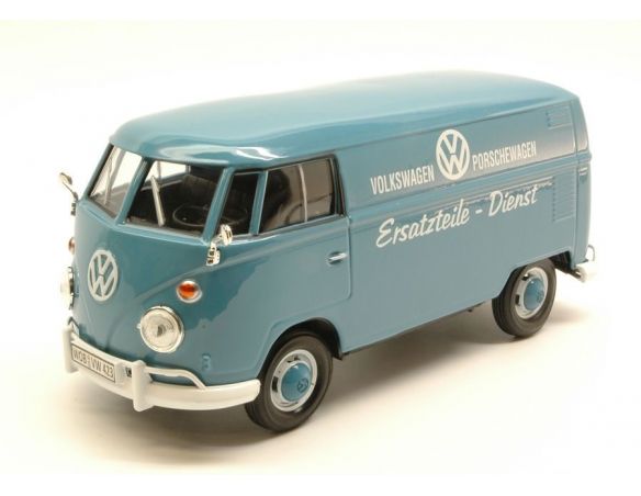 Motormax MTM79556 VW TYPE 2 (T1) 1965 DELIVERY VAN VW PORSCHEWAGEN LIGHT BLUE 1:24 Modellino