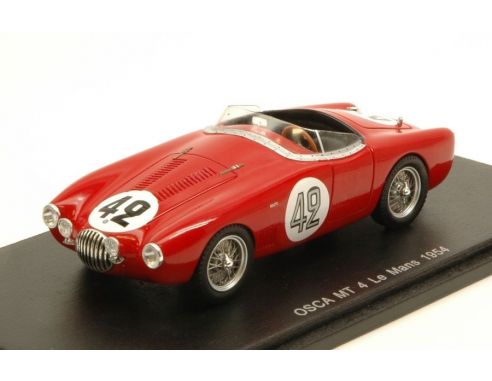 Spark Model S4736 OSCA MT 4 N.42 ACCIDENT LM 1954 J.PERON-F.GIARDINI 1:43 Modellino
