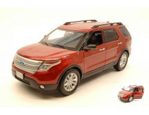 Motormax MTM73186R FORD EXPLORER XLT 2015 RED 1:18 Modellino